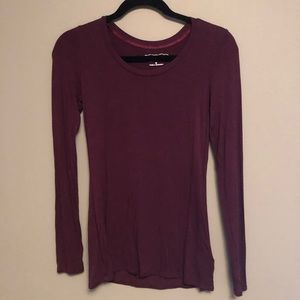 Plain maroon long sleeve